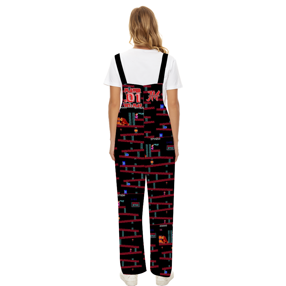 Gamer Women's Casual Denim Jumpsuit Overalls