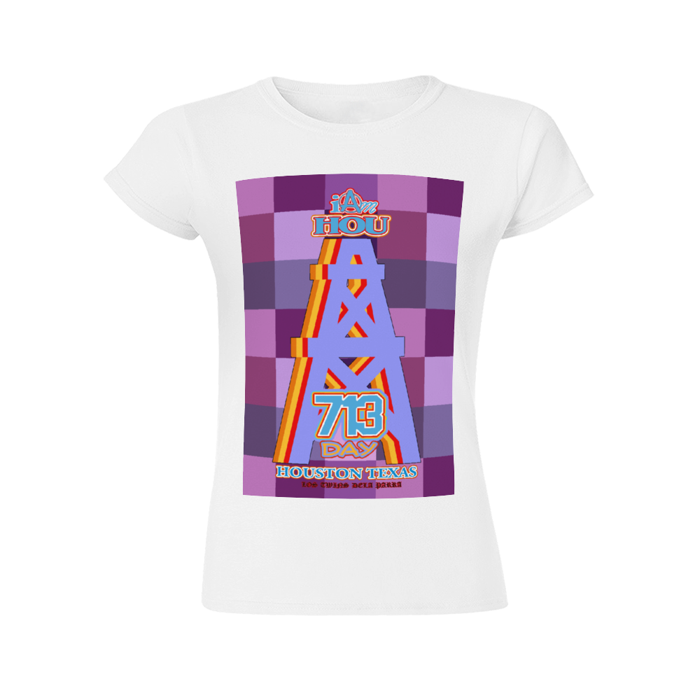 Womans Cut 713 Day Houston Tshirt