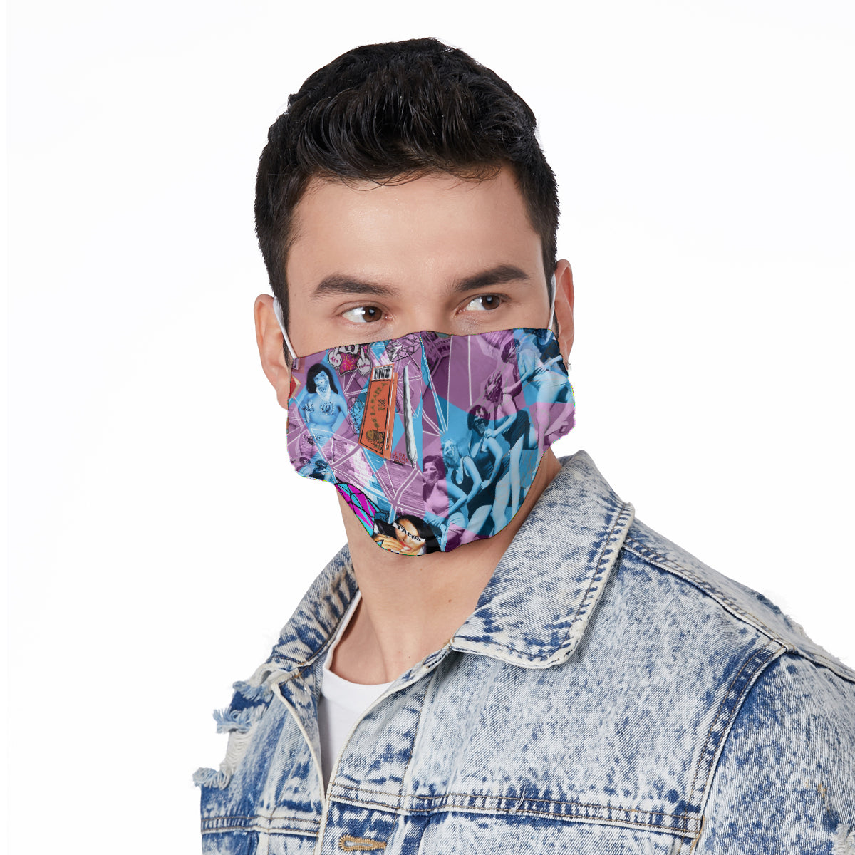 All-Over Maria Juana Face Mask with Adjustable Ear Loops
