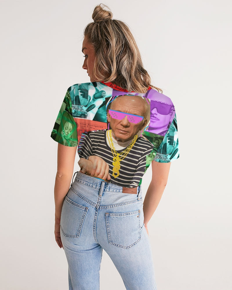 I Feel Like Pablo Women's Twist-Front Cropped Tee