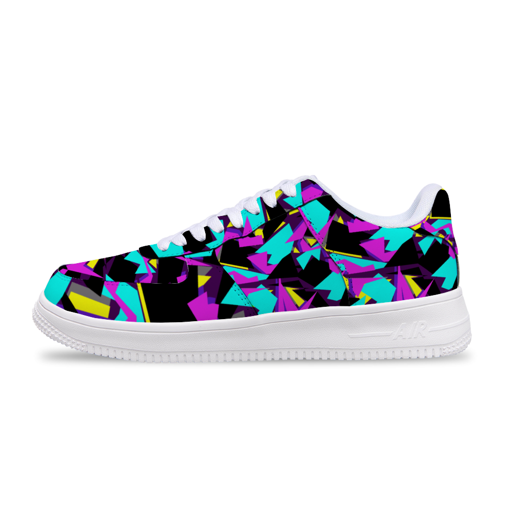Super Funky Fresh Air Digital Camo Purple Unisex Sneakers