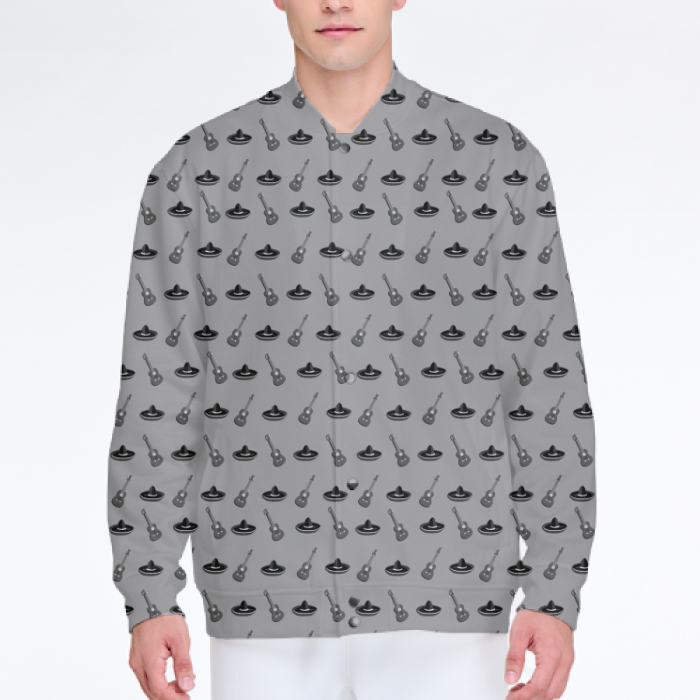 Men's Sporty O-neck Long Sleeve Sports jackets