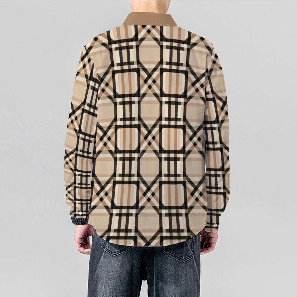 Custom Long Sleeve Unisex Shirts Button Up T-shirts