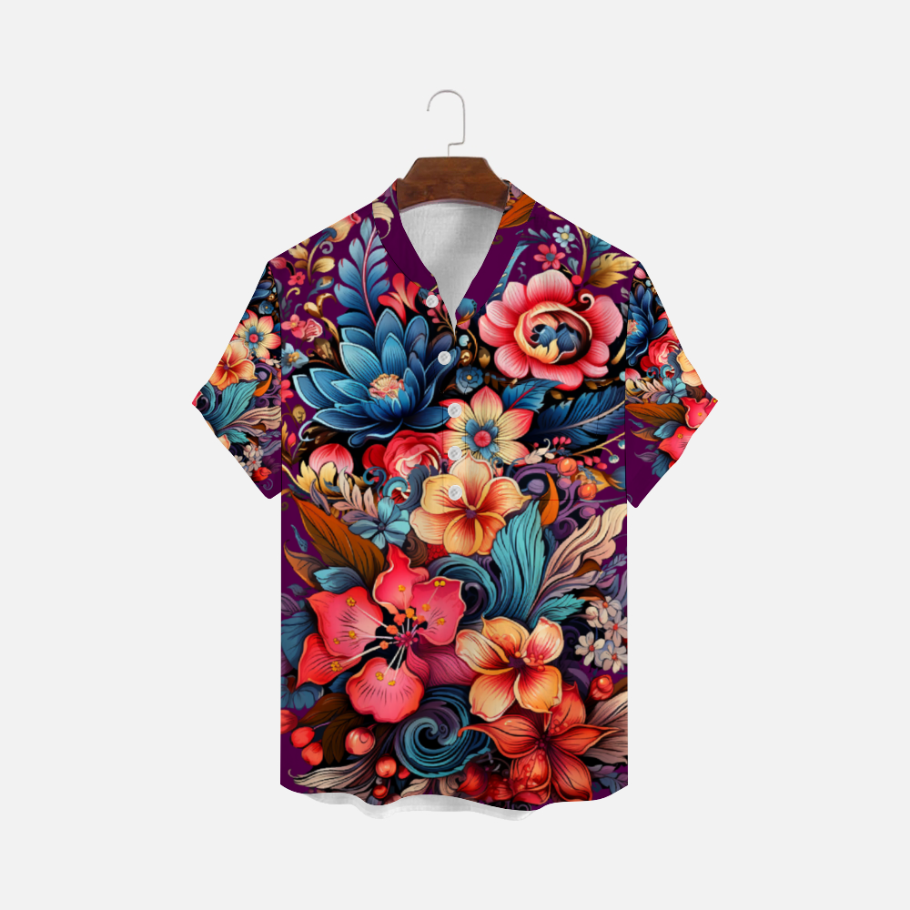 Flower Child in Purple Unisex Short-sleeve T-Shirts