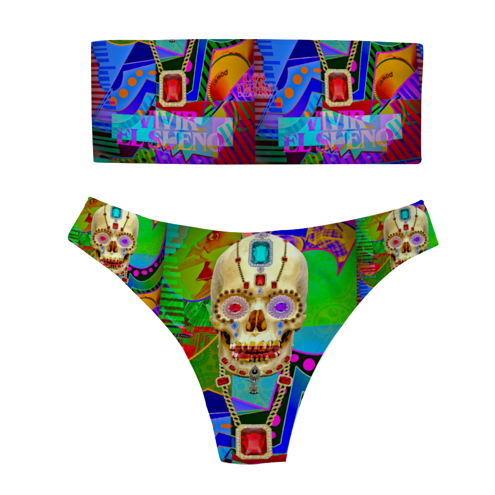 Vivir El Sueno Women's Bandeau Bikini 2-piece Swimsuit