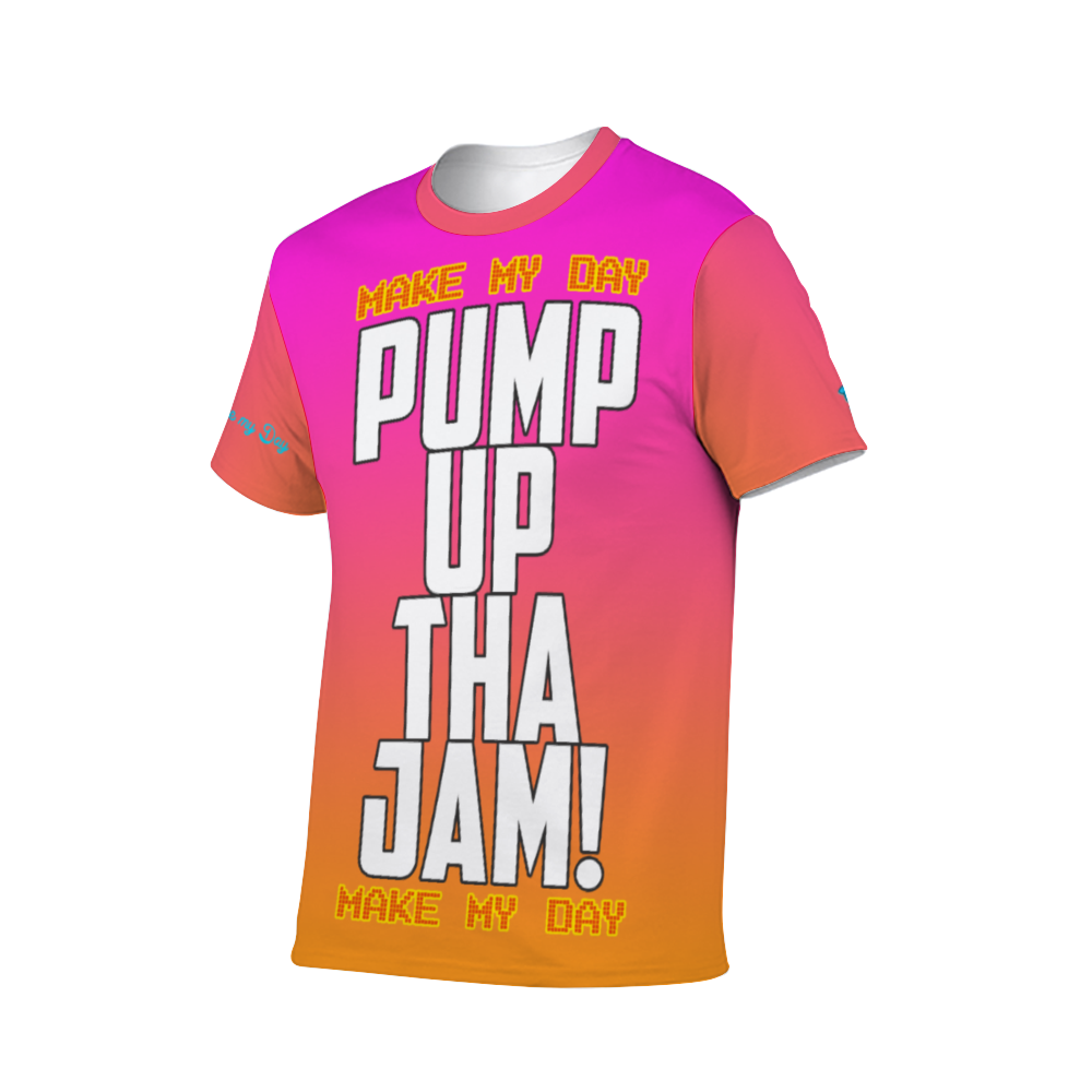 Pump Up Tha Jam Unisex Sunset T-Shirt