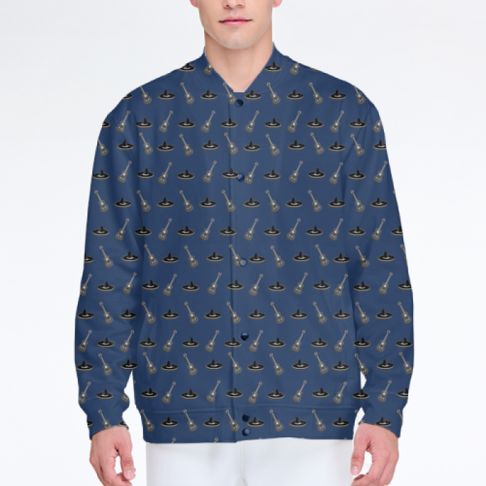 Men's Sporty O-neck Long Sleeve Sports jackets