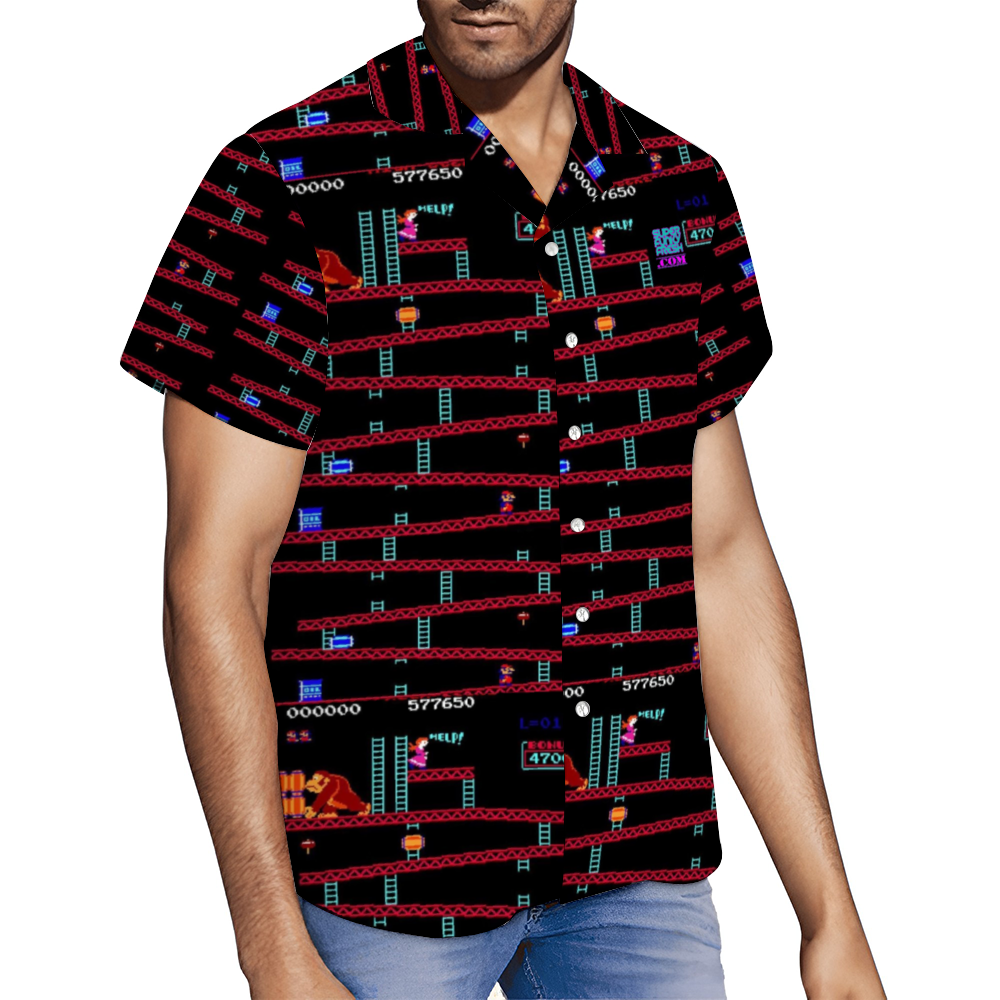 Kongi Kong Dedication Men's Short Sleeve Button Down