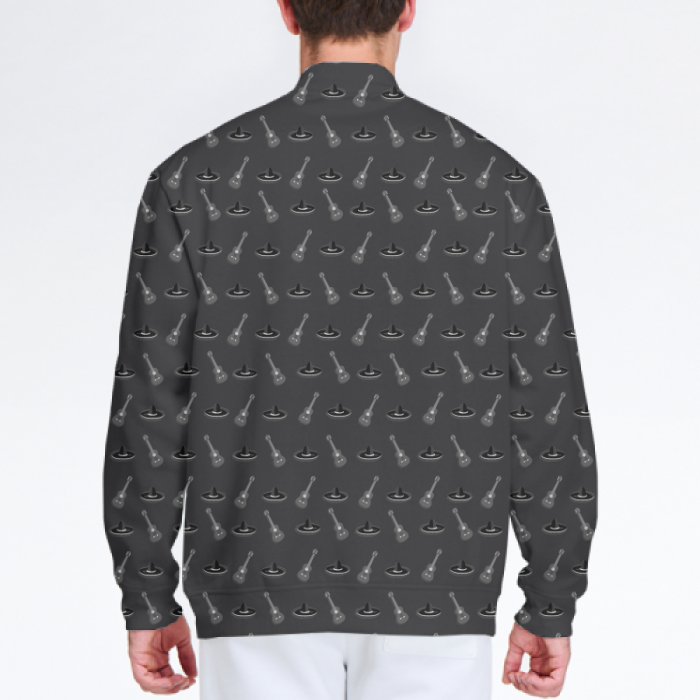 Men's Sporty O-neck Long Sleeve Sports jackets
