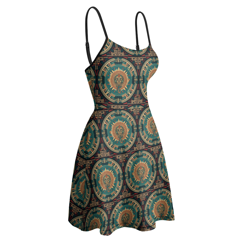 Aztec Women's Sling Short Dress Fashion Skirts
