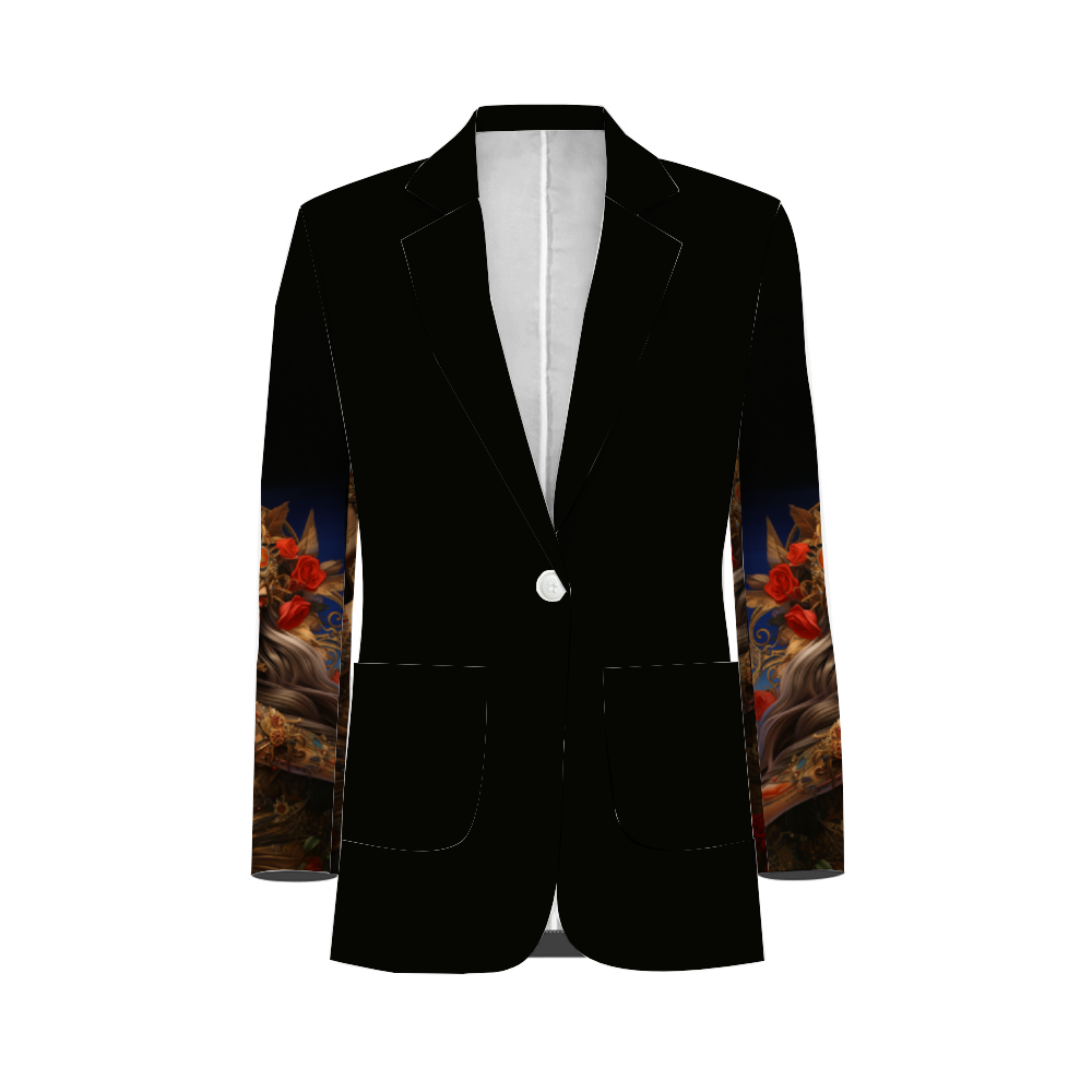 Gypsey Love Men Casual Suit Blazer with Pockets Coat Fashion