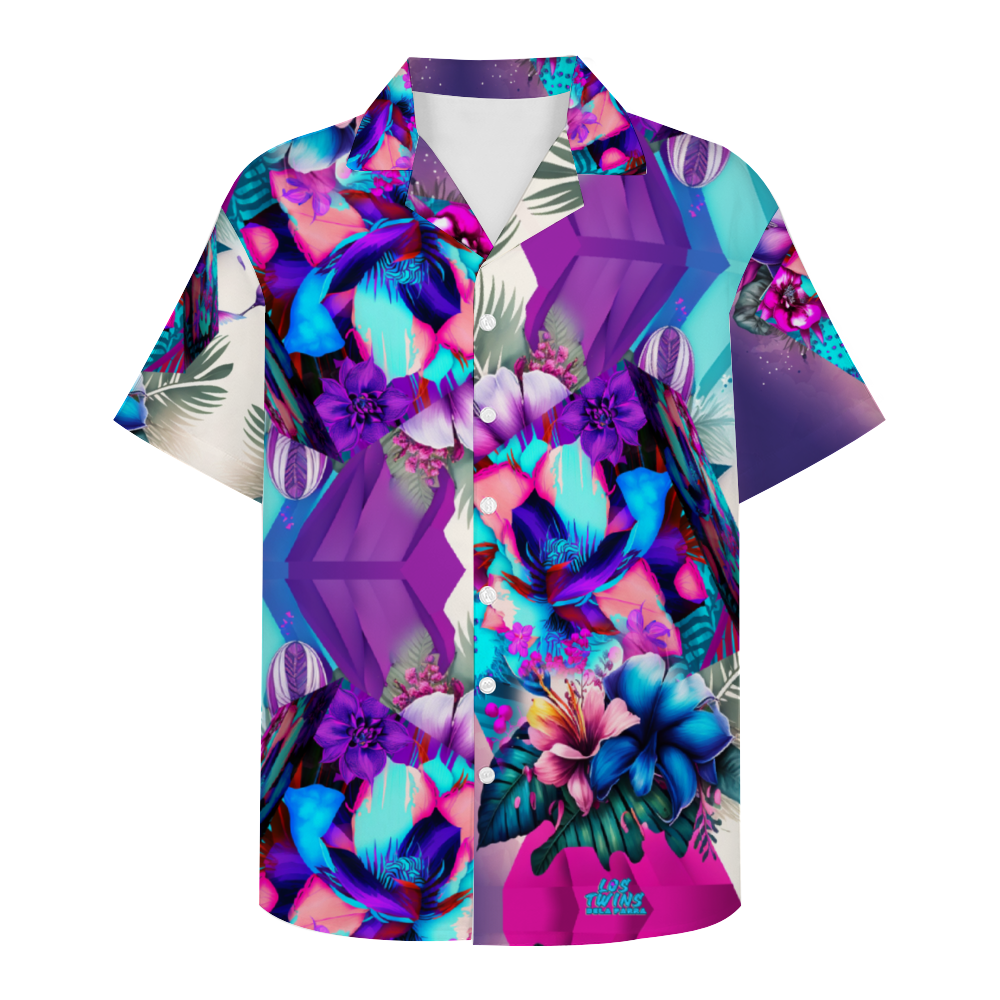 Cube of Flowers Men's Short Sleeve