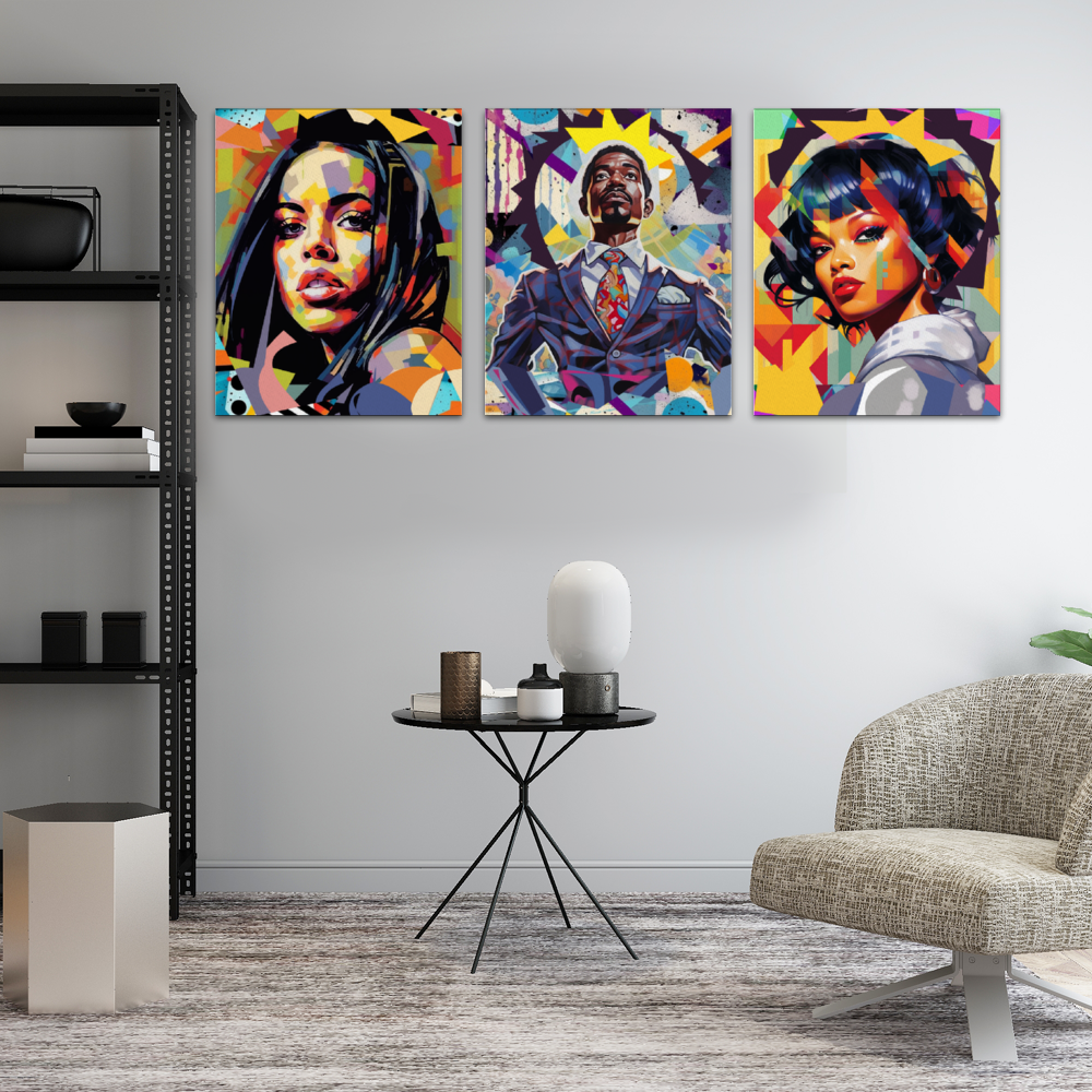 One in a Million Framed Canvas Painting Set
