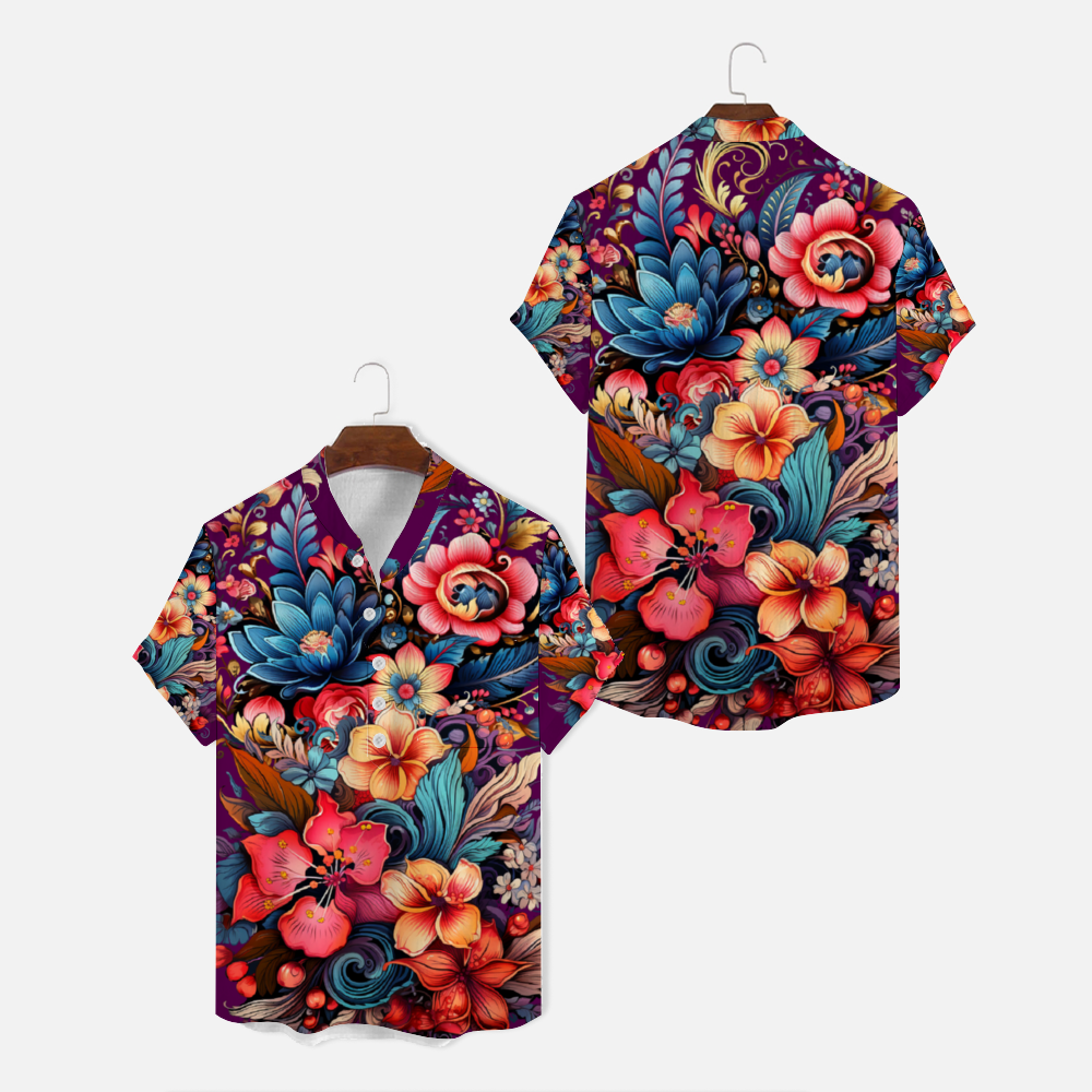 Flower Child in Purple Unisex Short-sleeve T-Shirts