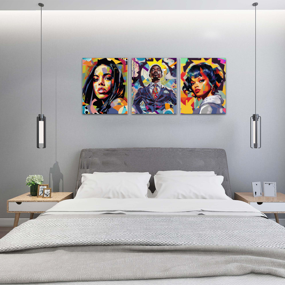 One in a Million Framed Canvas Painting Set