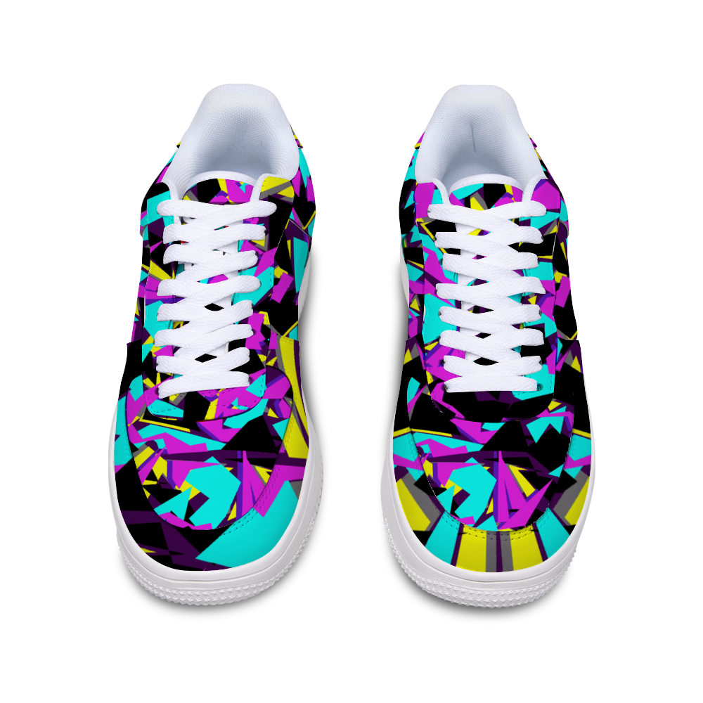 Super Funky Fresh Air Digital Camo Purple Unisex Sneakers