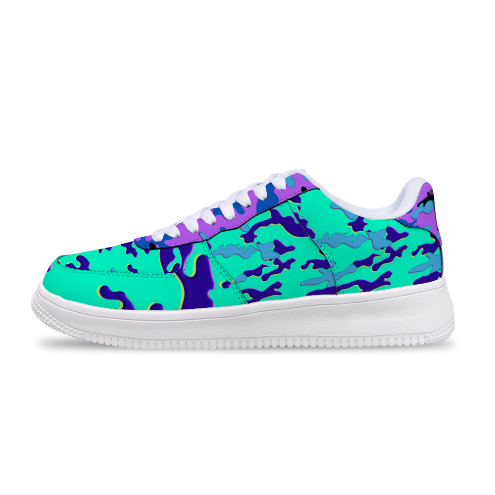 Camo Baby Blue Unisex Sneakers Leisure Sports Shoes