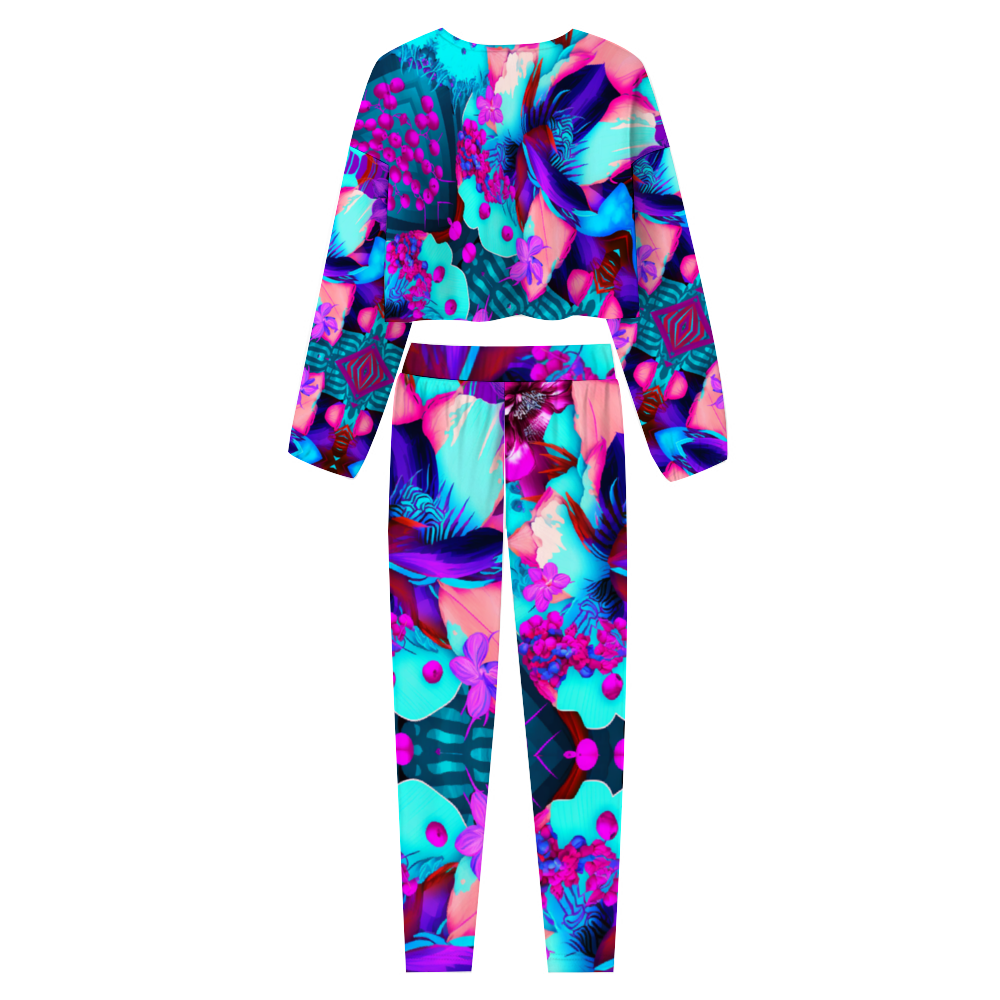 Retro Flowers by Los-Twins DeLa Parra Tops and Bottoms Set