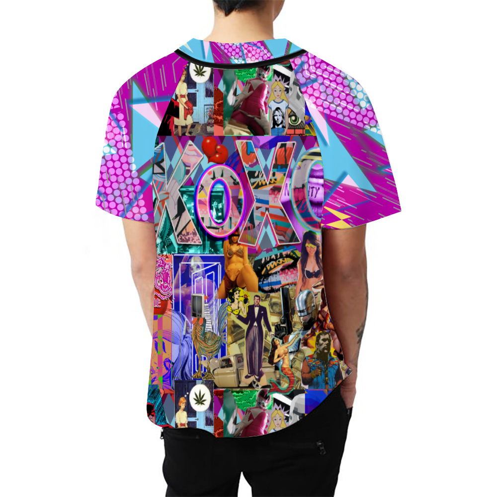 XOXO Unisex All Over Print Baseball Jersey Sports Jersey