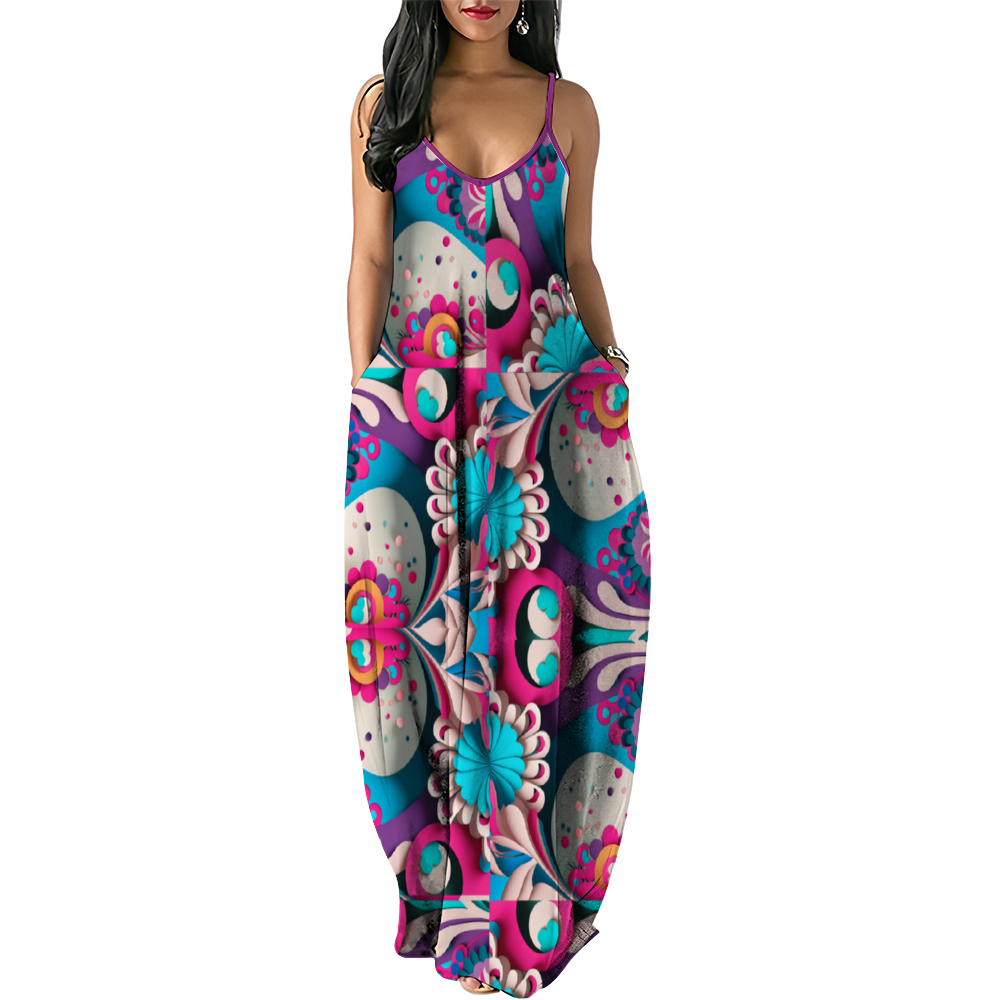 DeLa Parra Flowers Women's Slip dress