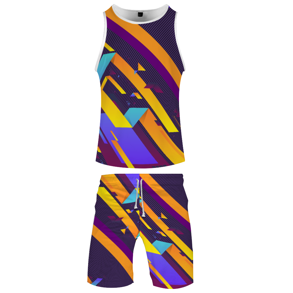 Fractual Fresh Purple Power Jerseys & Shorts Set