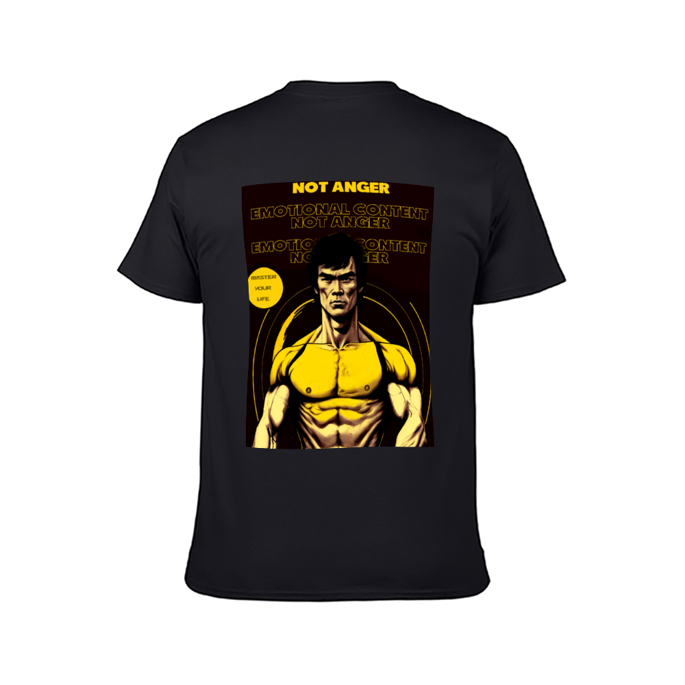 Emotional Content Not Anger Classic T-Shirt Front and Back Print