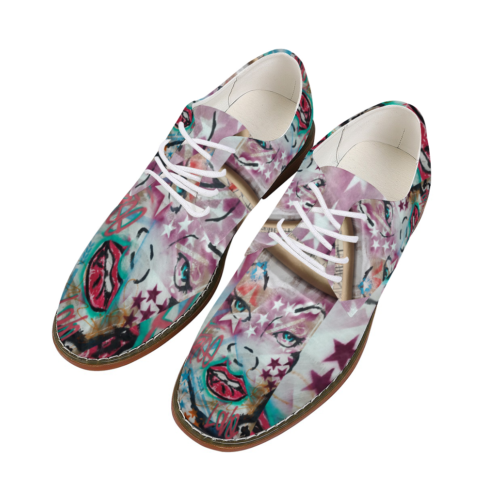Free Love Men's Vegan Leather Business Casual Shoes