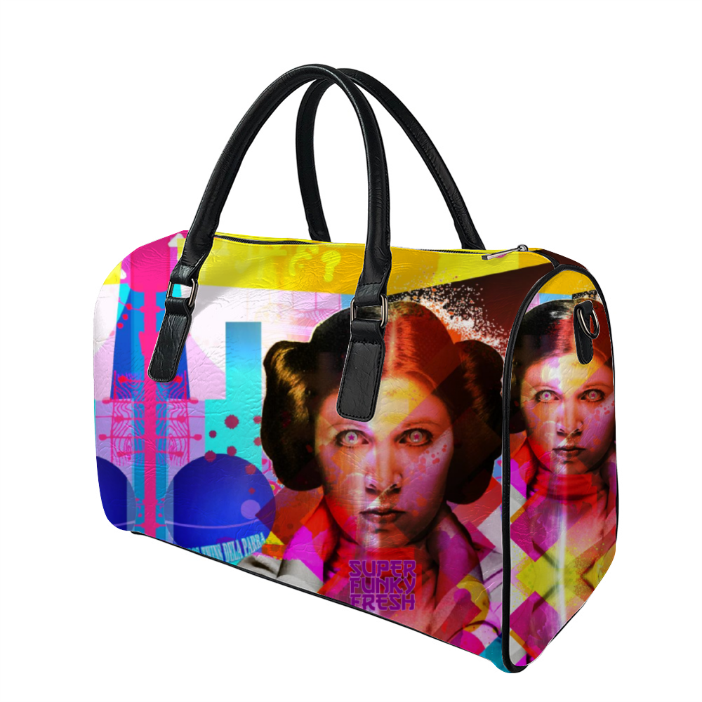 Princess Bags Vegan Leather Travel Bag Gym Bag