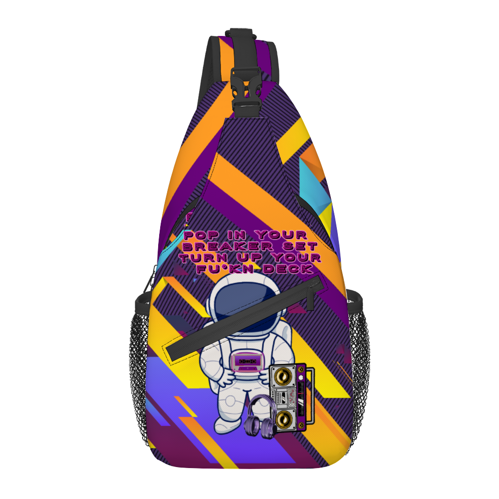 Spaceman Mixt tape Cross-body Bag Lightweight Fashion Messenger Bag