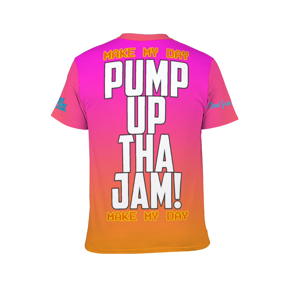Pump Up Tha Jam Unisex Sunset T-Shirt