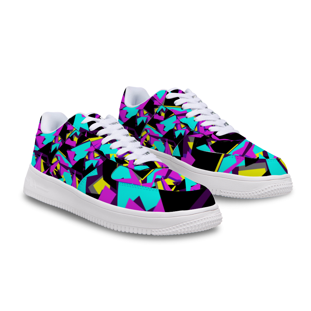 Super Funky Fresh Air Digital Camo Purple Unisex Sneakers