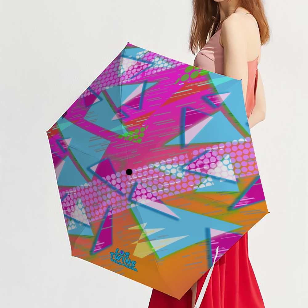The Trapper 90s Design Umbrella 3 Folding/5 Folding UV Umbrella Sunshine & Rain Versitle Umbrella