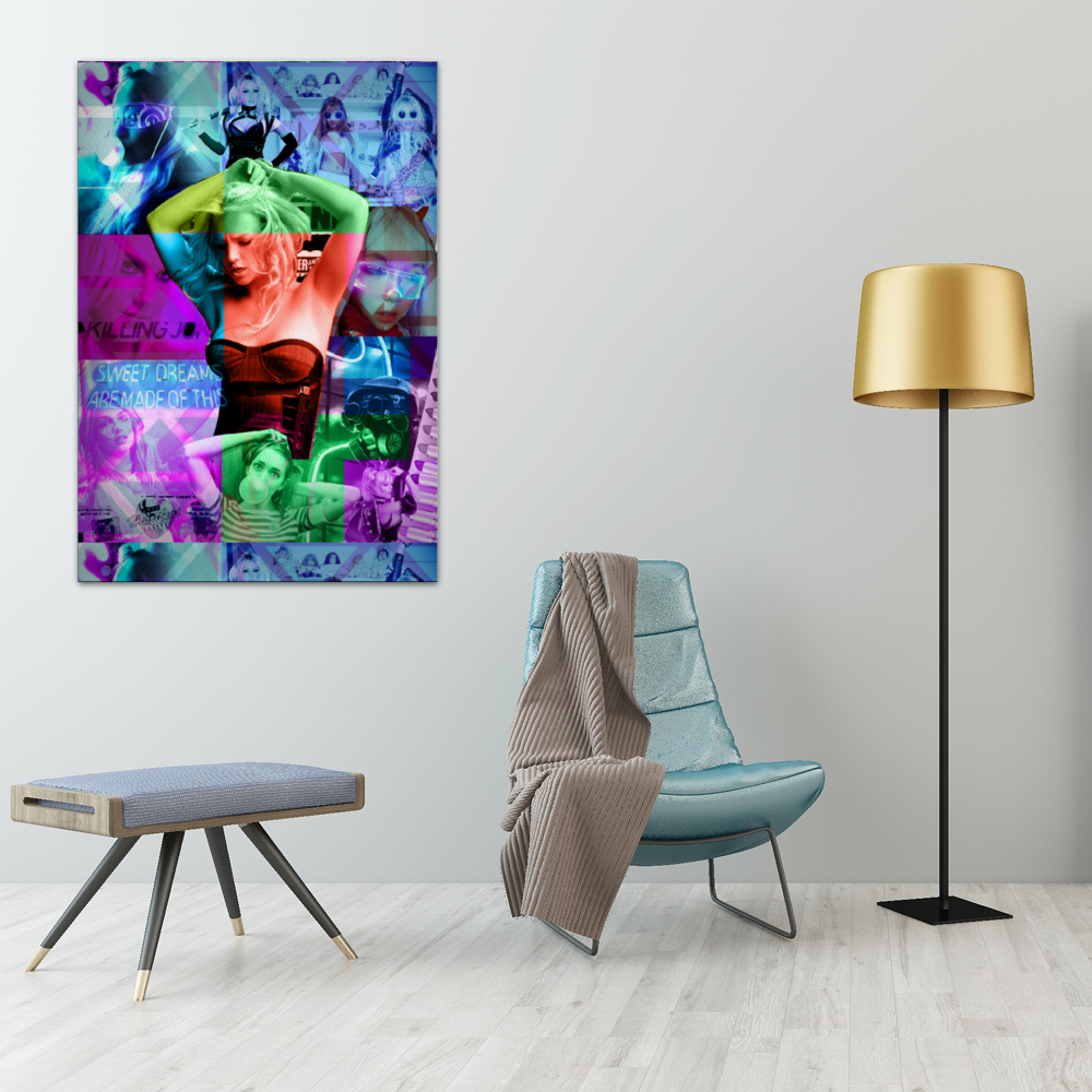 Free Britney Framed Canvas Print 22" x 31"