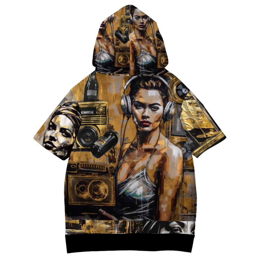Golden Era Short Sleeve Hoodie