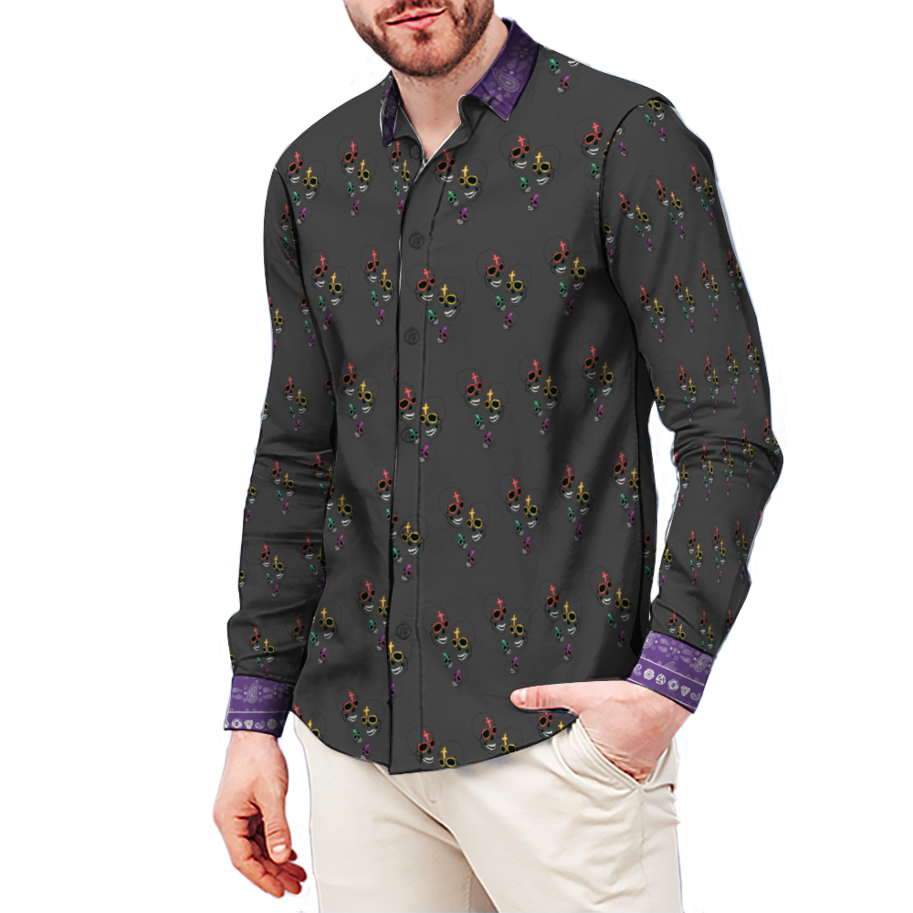Calavera Slim Fit Long Sleeve Shirt