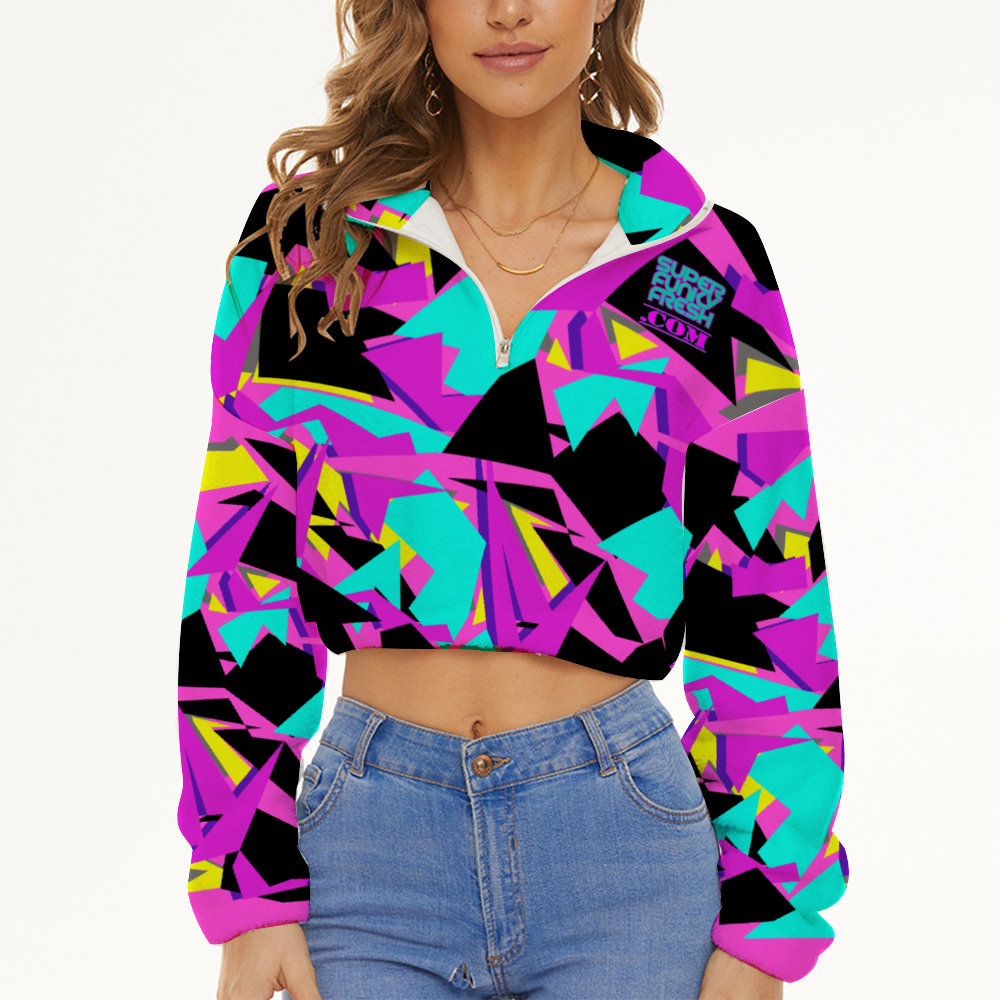 Propaganda Camo Women's Short Flannel Jacket