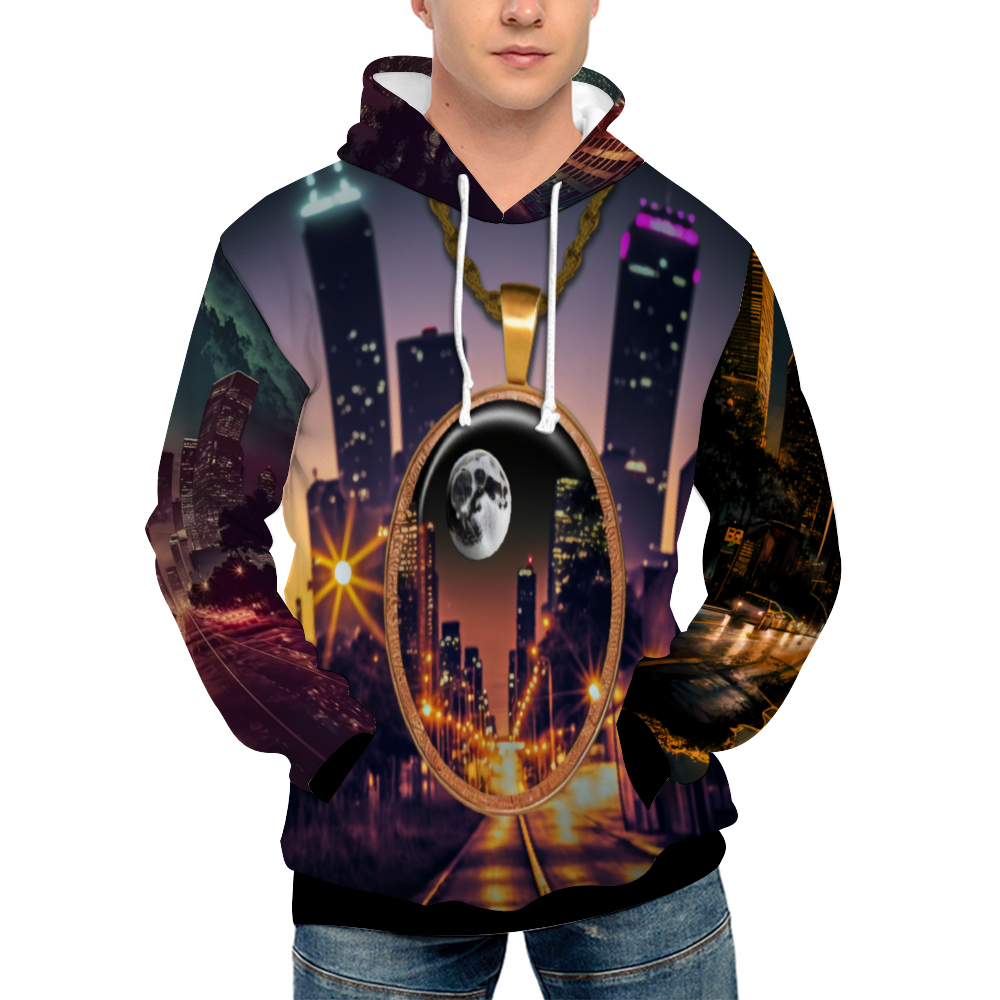 Space Man Houston Pullover Sweatshirts with Pockets