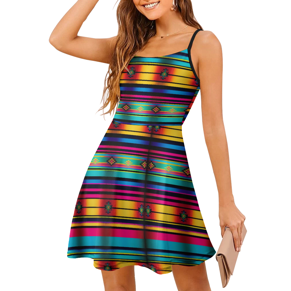 DeLa Parra Serape Women's Fashion Skirts
