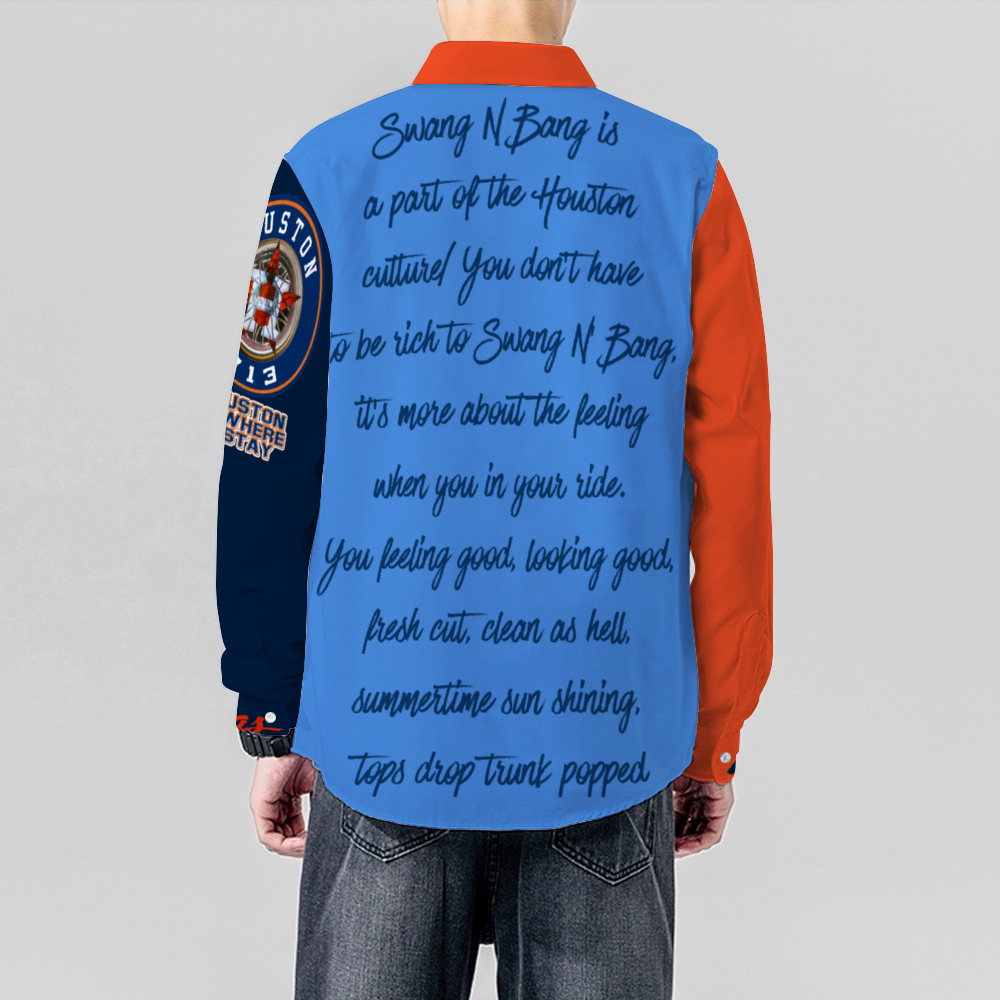 Houston Fan Shirt All Over Print Long Sleeves