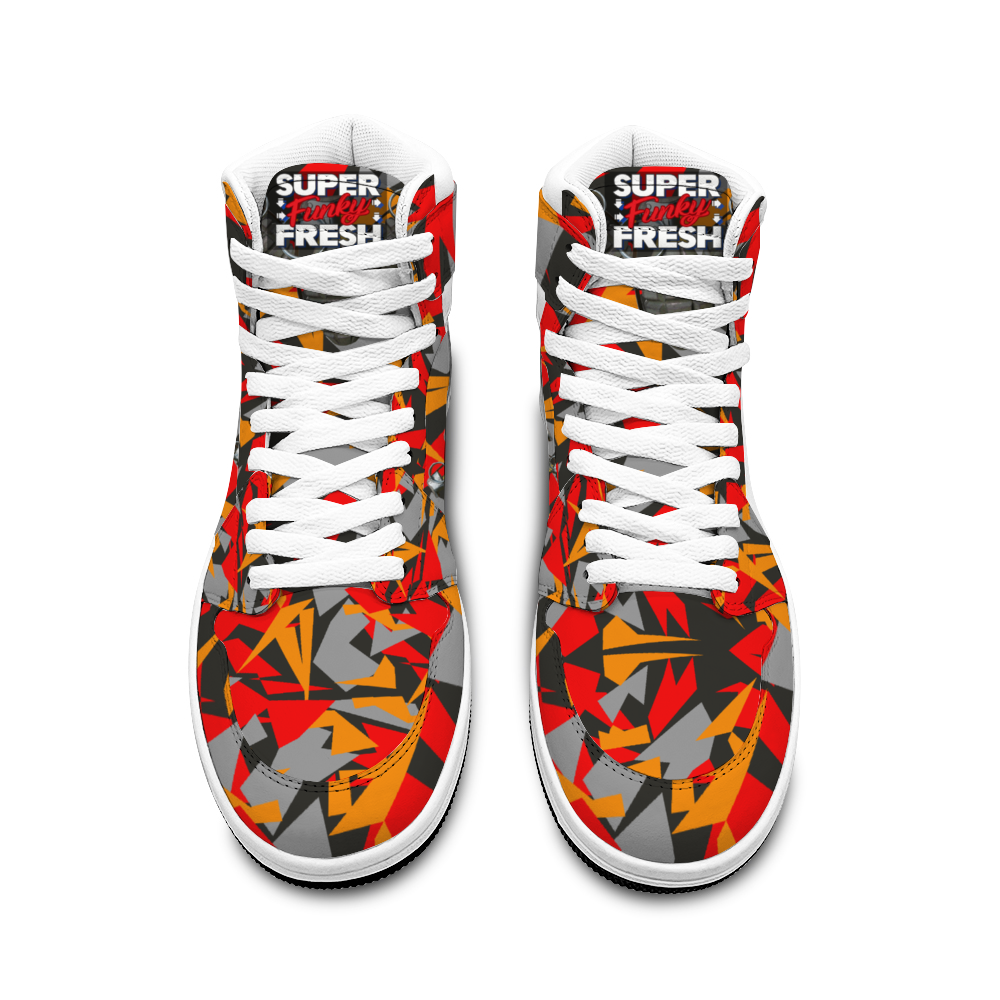 Super Funky Fresh Camo Custom Shoes Unisex Sneakers