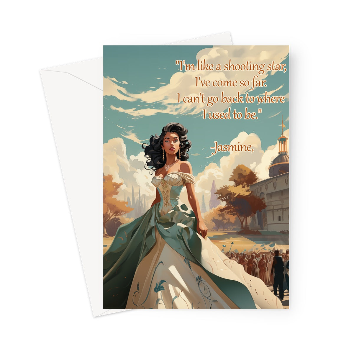 Jasmine Quote Greeting Card