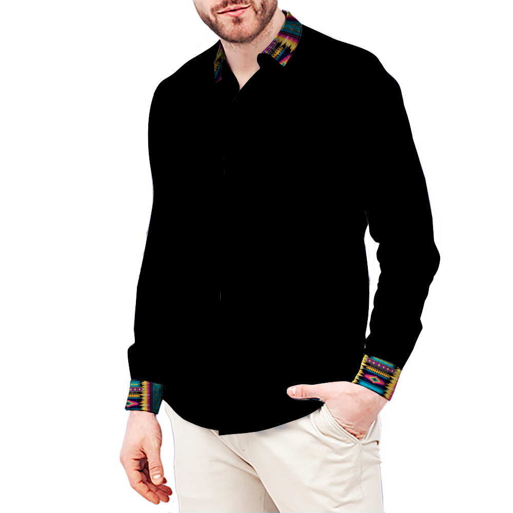 DeLa Parra Serape Influence Collar Shirt