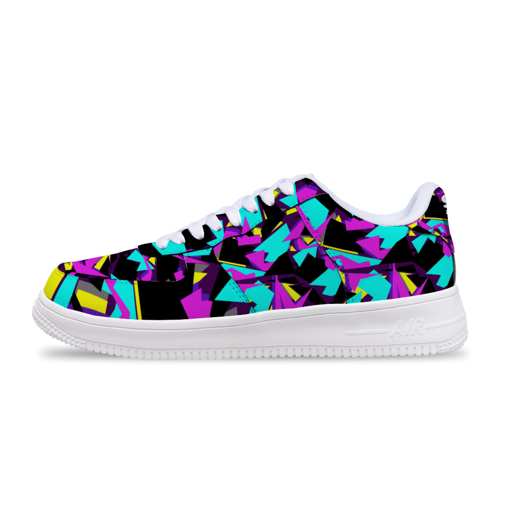 Super Funky Fresh Air Digital Camo Purple Unisex Sneakers