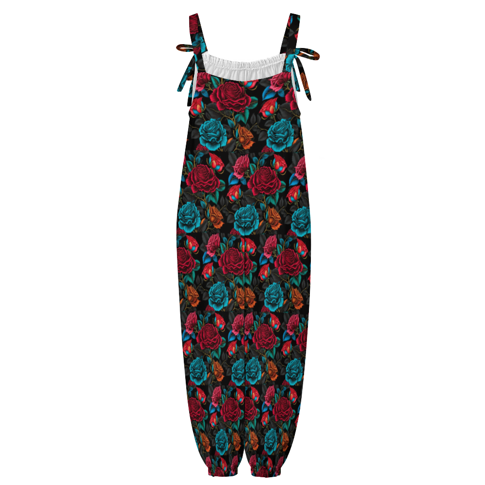 War of the Roses Women's Jumpsuit with Suspender