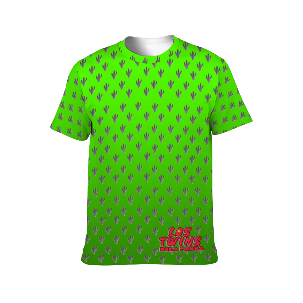 Neon Green Cactus Sunset