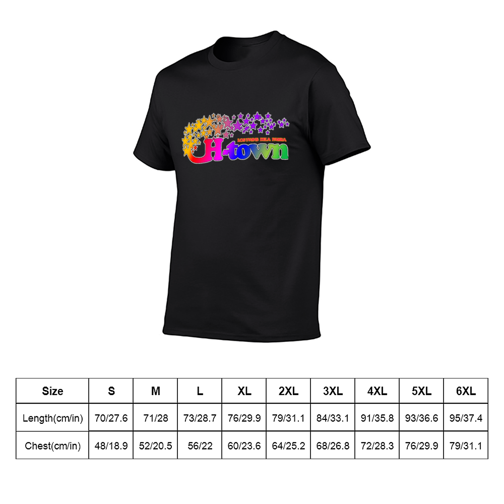 HTown Astroworld Dedication Shirts Unisex Multicolor T-Shirt DTG | Gildan HA00
