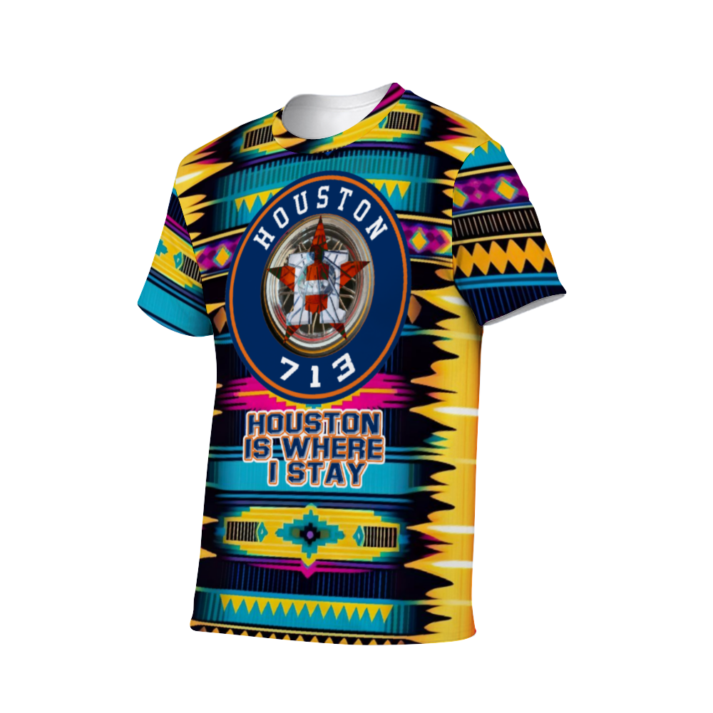 I Am Hou 713 Day Serape Shirt