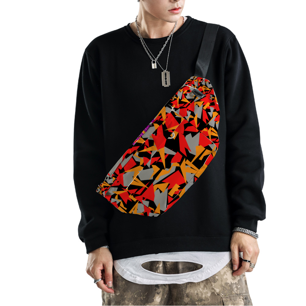 Super Funky Fresh Camo Large Waist Bag Waterproof Sling Bag