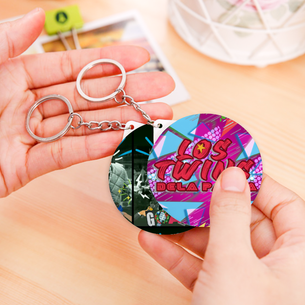 DeLa Parra Key Charm Mirror Keychains