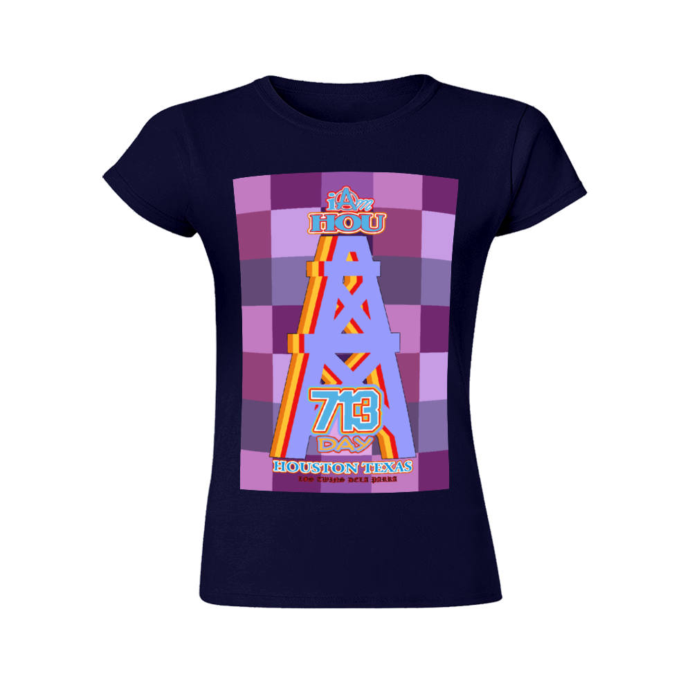 Womans Cut 713 Day Houston Tshirt